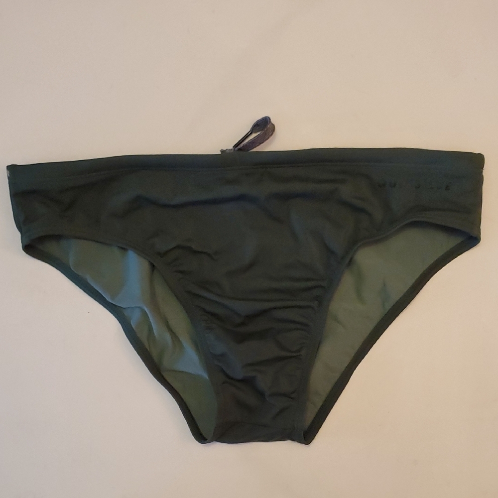 Quiksilver Dark Green Swim Briefs M